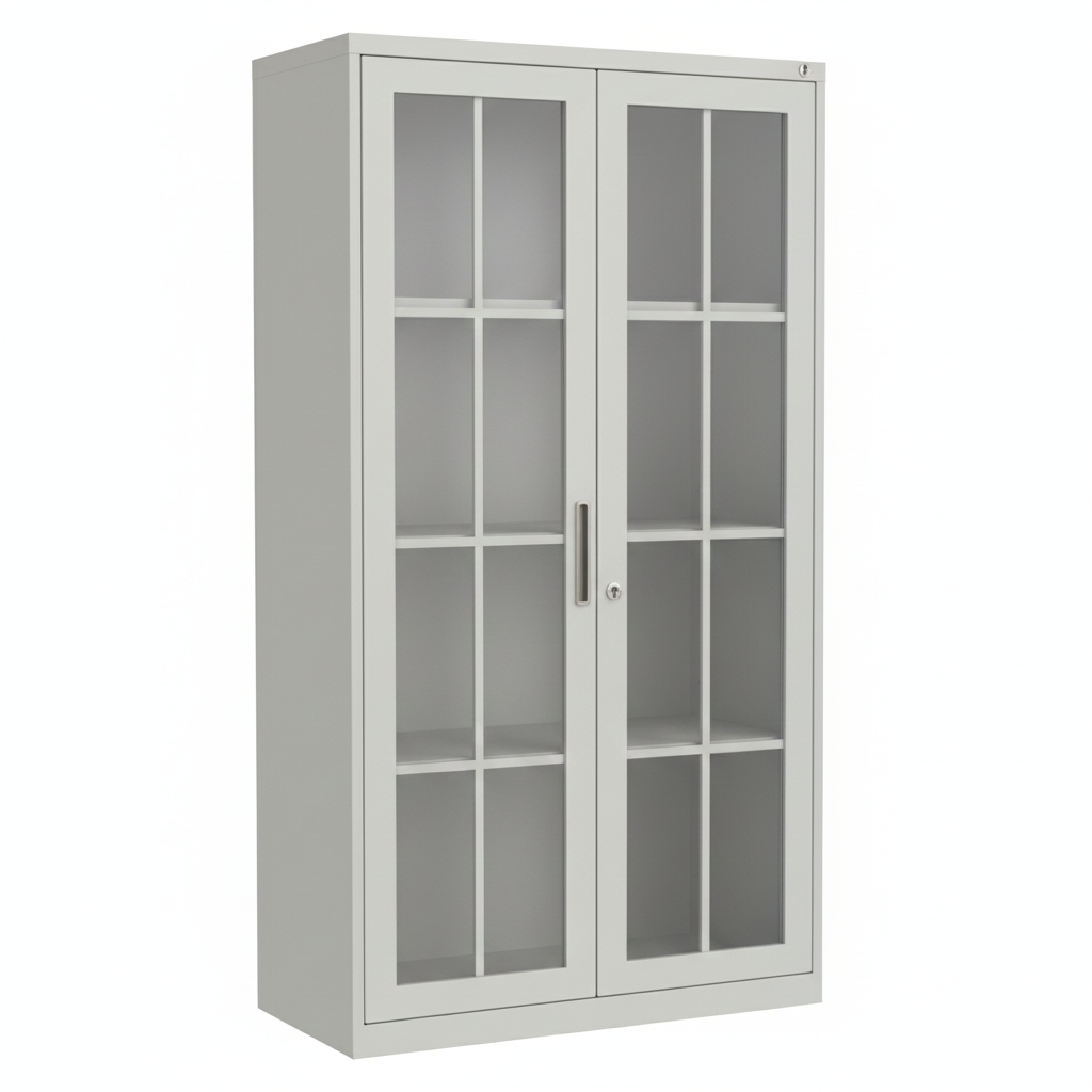 Stainless Steel Cabinet With Glass Door