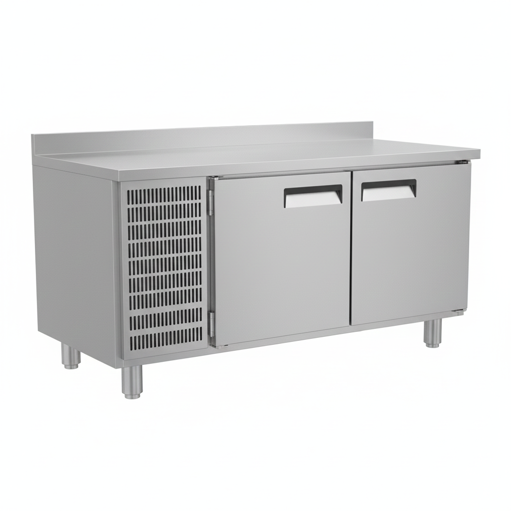 Stainless Steel Double Door Meat Refrigerator