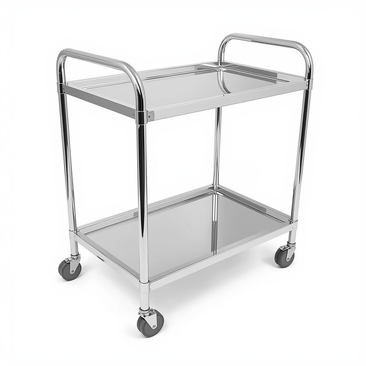 Stainless Steel Service Trolley 1 Layer