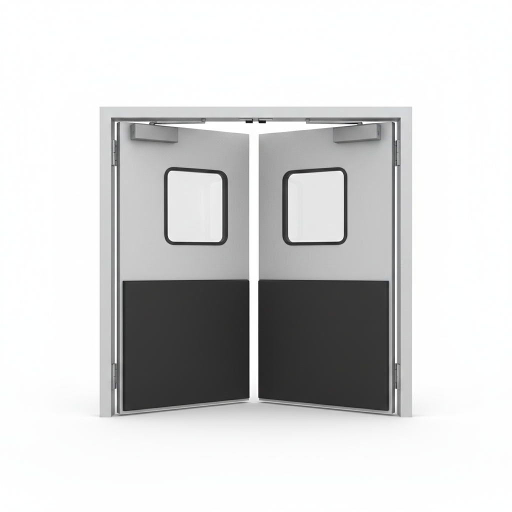 Stainless Steel Insulated Double Swing Door